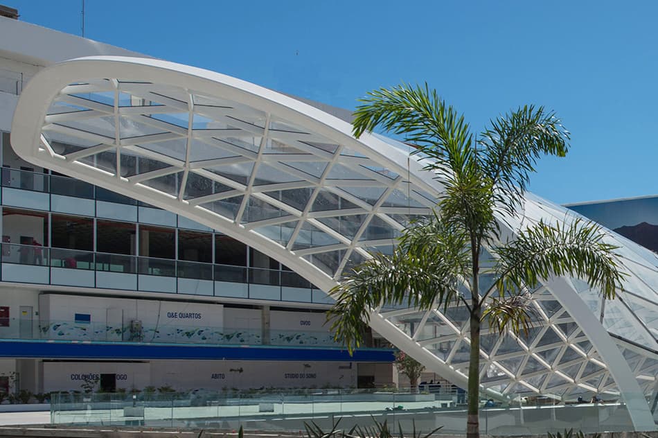 Retail entrance canopy