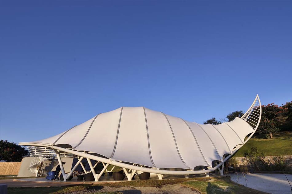 Freeform membrane building