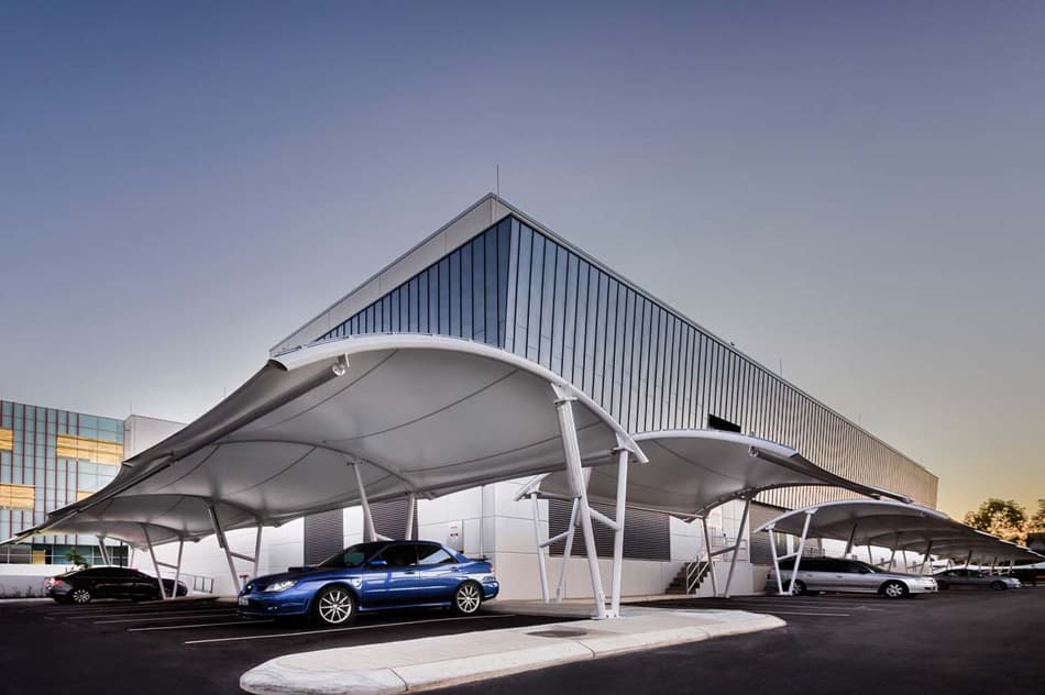 Car park shade structures