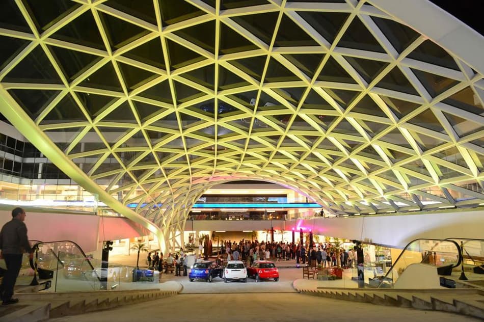 Interior roof grid