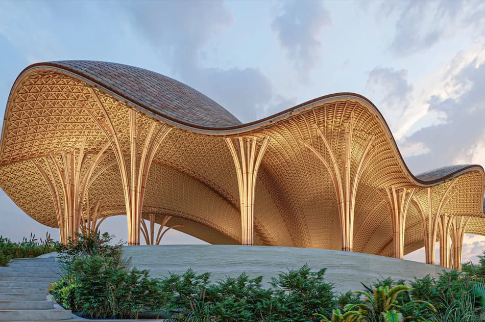 Warm pavilion roof system